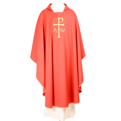 Pure Wool Concelebration Chasuble - Available in 4 Liturgical Colours