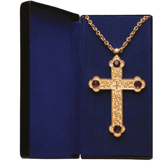 Pectoral Cross w/ Amethyst