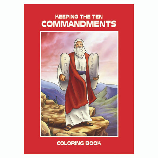 Aquinas Kids Colouring Book - Keeping the Ten Commandments - 12/pk