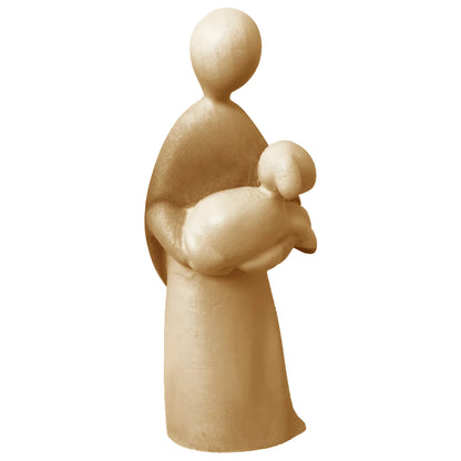 Shepherd boy with Lamb - Maple Wood