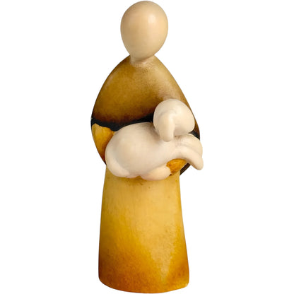 Shepherd boy with Lamb - Maple Wood