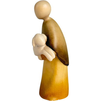 Shepherd boy with Lamb - Maple Wood