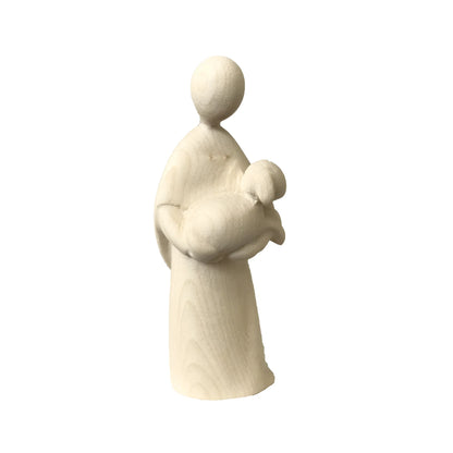 Shepherd boy with Lamb - Maple Wood