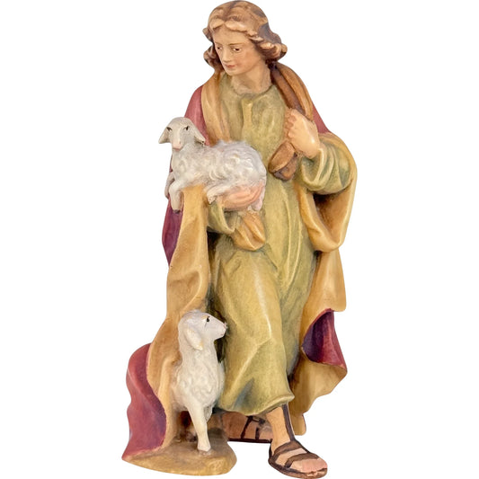 Pastor with Lamb - Maple Wood