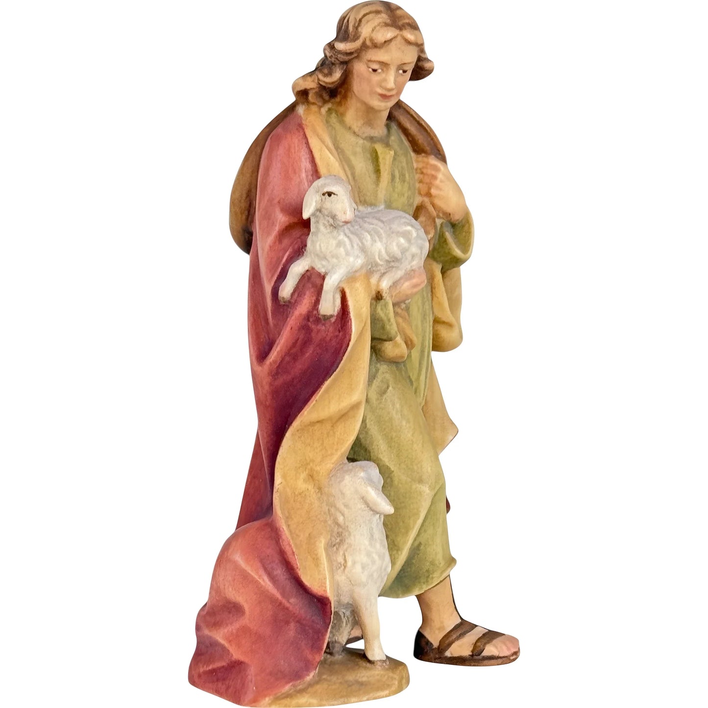Pastor with Lamb - Maple Wood