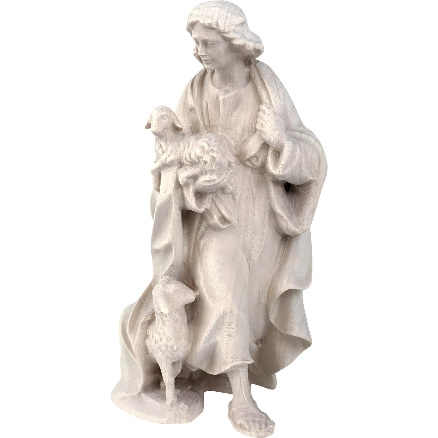 Pastor with Lamb - Maple Wood