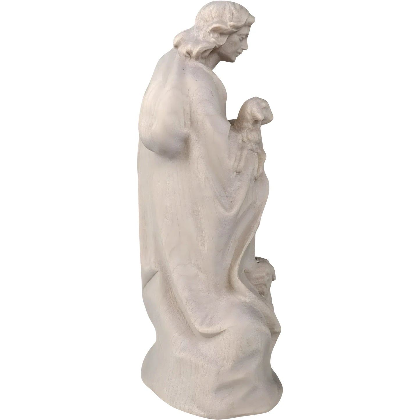 Pastor with Lamb - Maple Wood