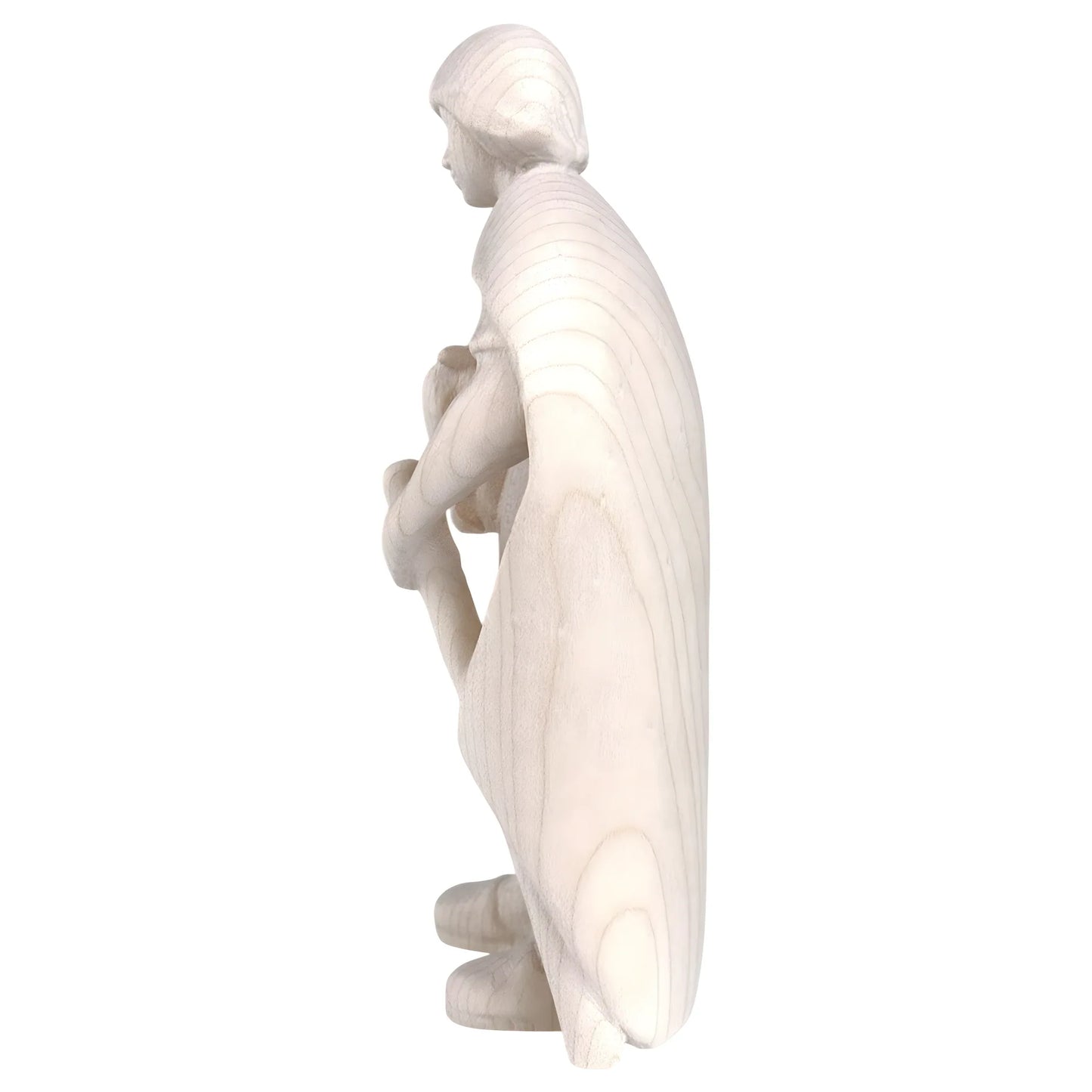 Shepherd with Lamb in Maple Wood
