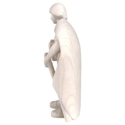 Shepherd with Lamb in Maple Wood