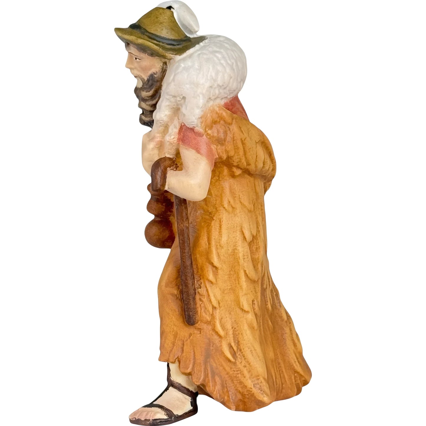 Shepherd with Lamb on Shoulders - Maple Wood