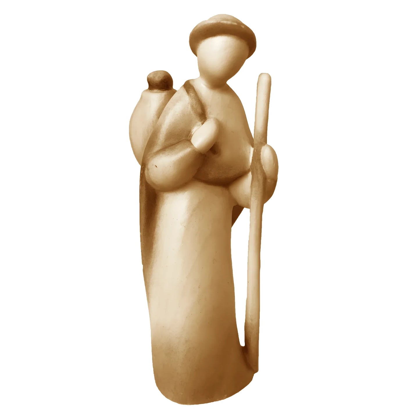 Shepherd with Stick - Maple Wood