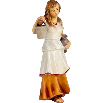 Shepherdess Carrying Water - Maple Wood