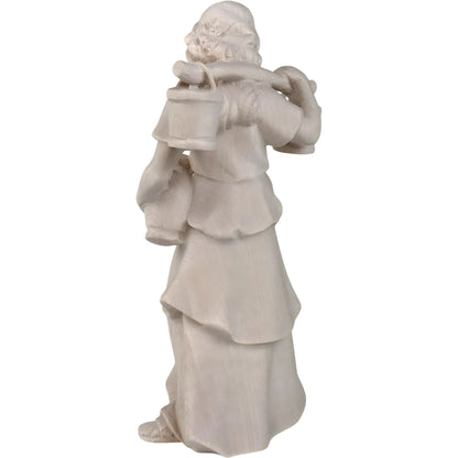 Shepherdess Carrying Water - Maple Wood