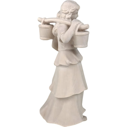 Shepherdess Carrying Water - Maple Wood