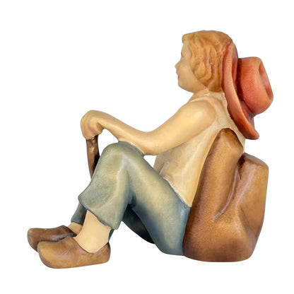 Sitting Shepherd - Maple Wood