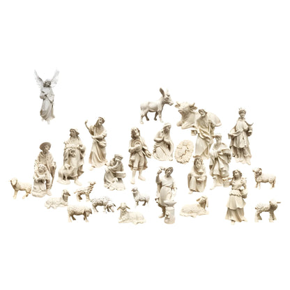 Complete 26pc Nativity Scene Without Stable
