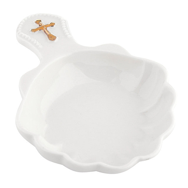 Porcelain Baptismal Shell in Gift Box