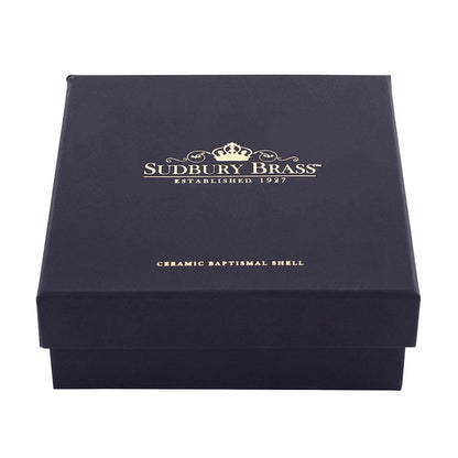 Porcelain Baptismal Shell in Gift Box