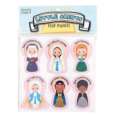 Saints for Girls Foam Magnets