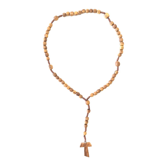 Wooden Rosary in Olive wood 14 inch