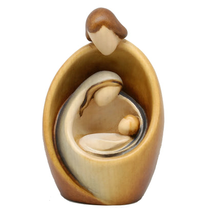 Modern Style Nativity Scene in wood