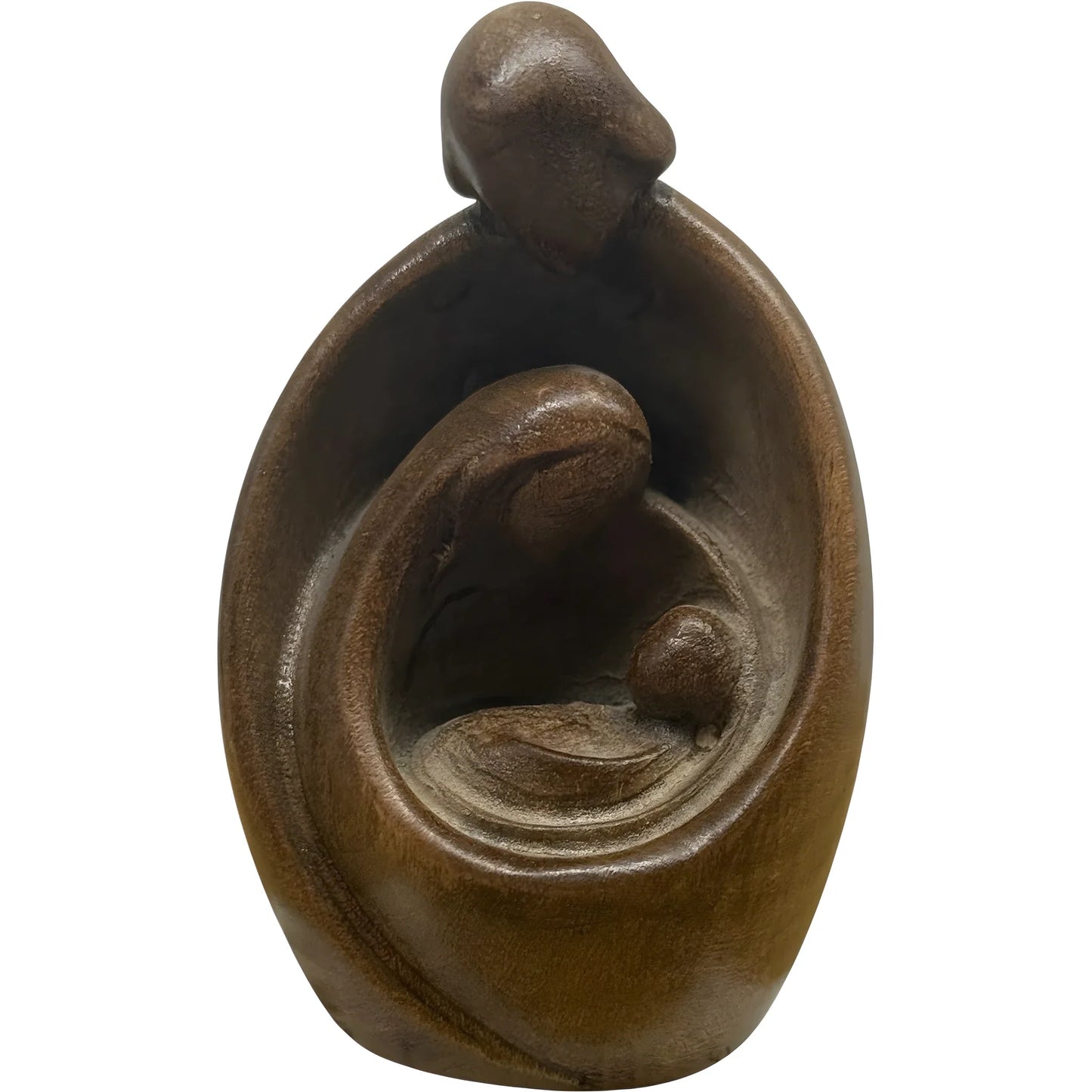 Modern Style Nativity Scene in wood