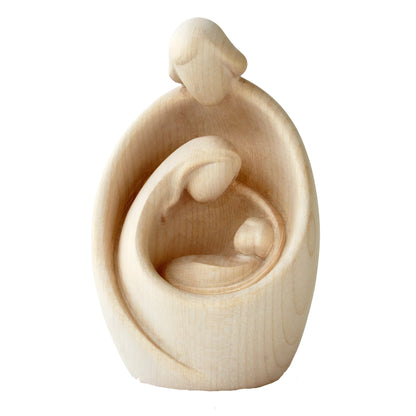 Modern Style Nativity Scene in wood