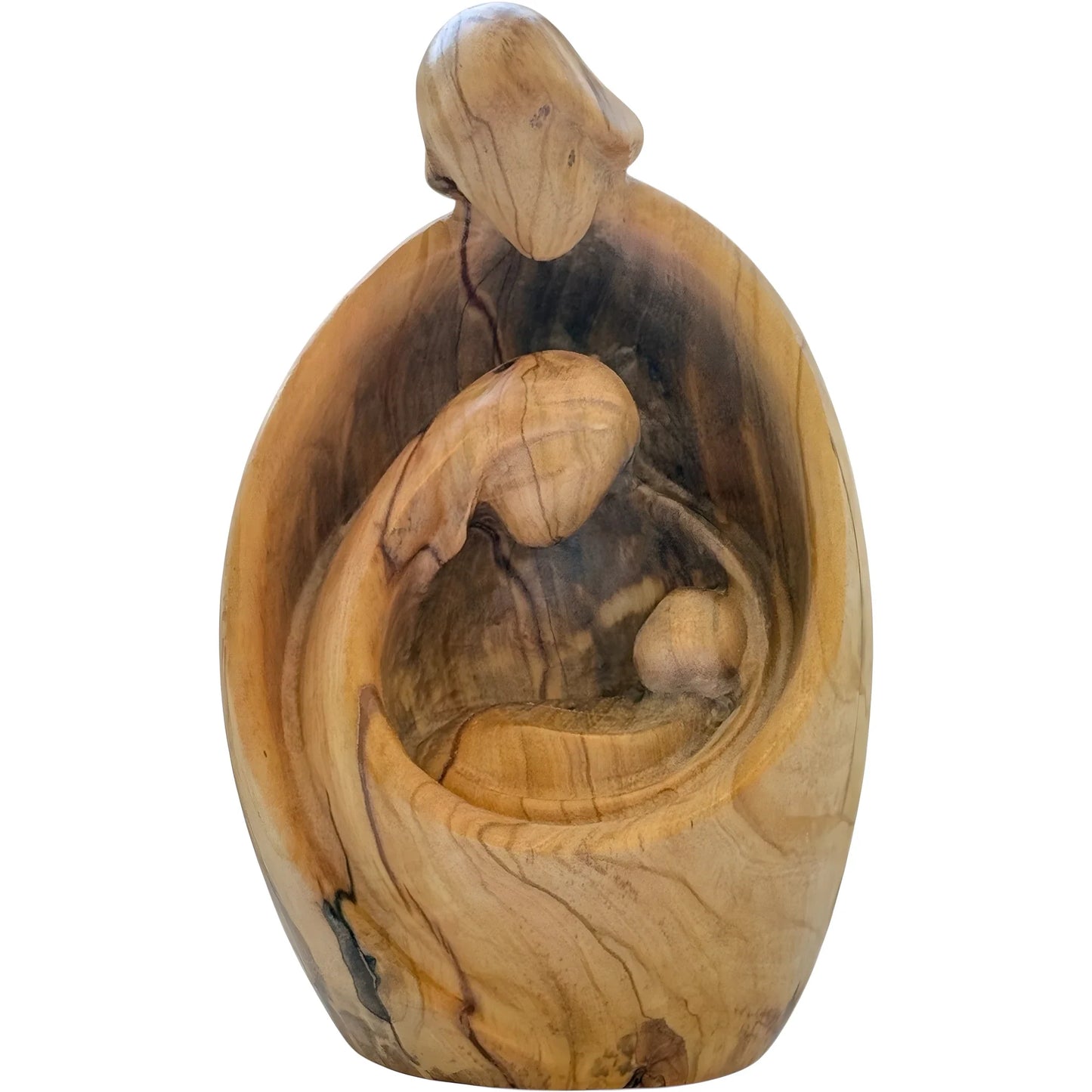Modern Style Nativity Scene in wood