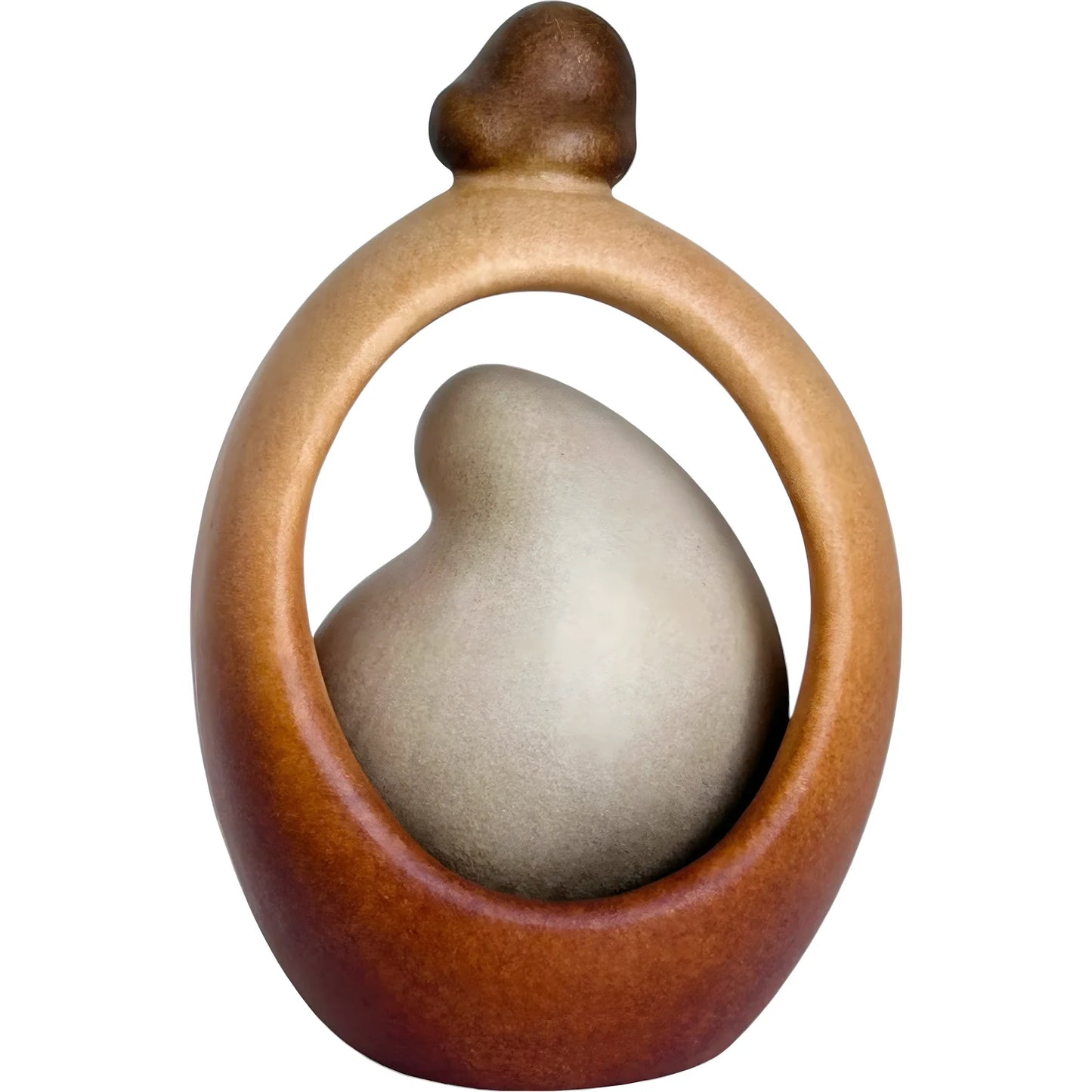 Sacred Family Modern Minimalist Nativity Scene - Wood Sculpture