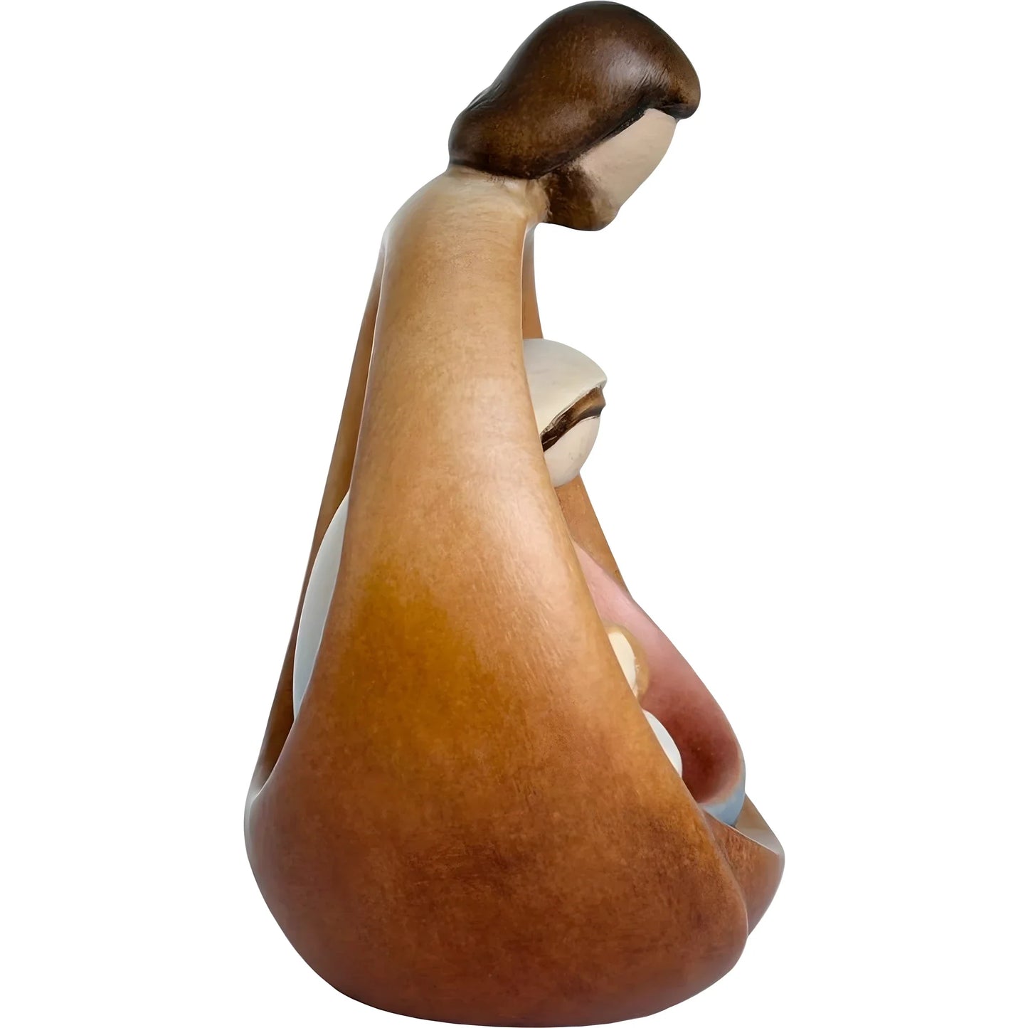 Sacred Family Modern Minimalist Nativity Scene - Wood Sculpture