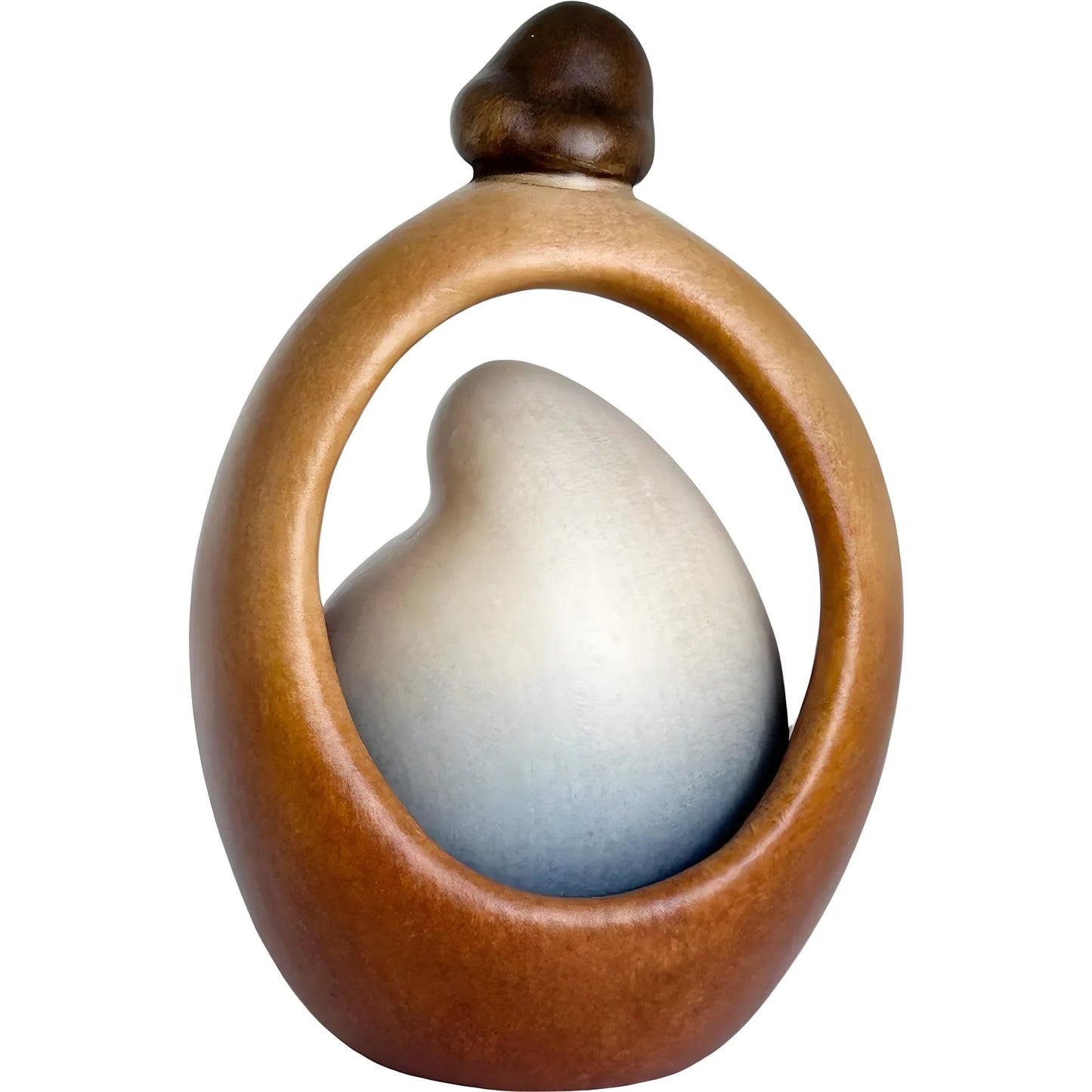 Sacred Family Modern Minimalist Nativity Scene - Wood Sculpture