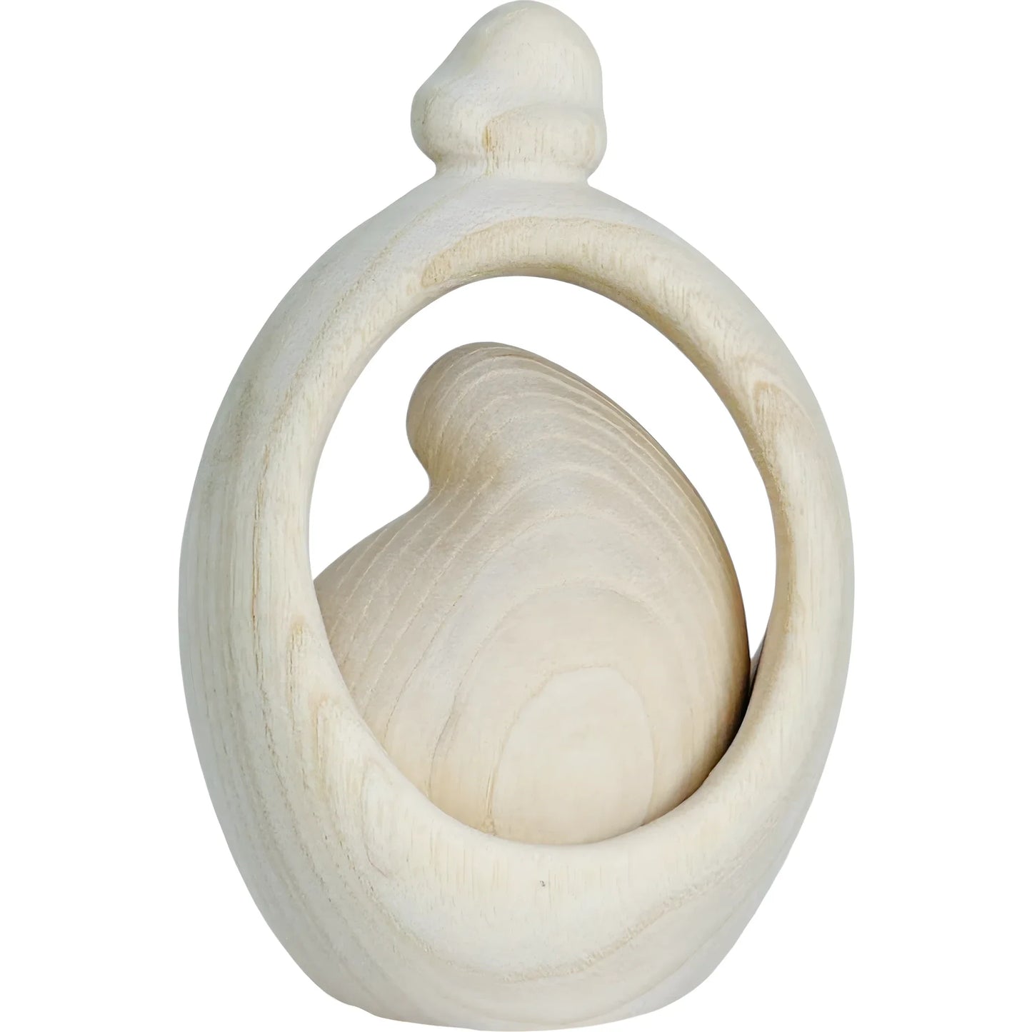 Sacred Family Modern Minimalist Nativity Scene - Wood Sculpture
