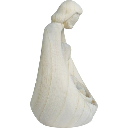 Sacred Family Modern Minimalist Nativity Scene - Wood Sculpture