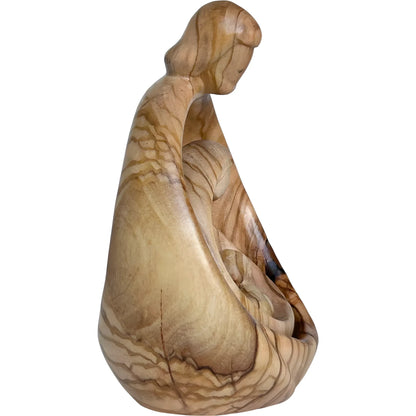 Sacred Family Modern Minimalist Nativity Scene - Wood Sculpture