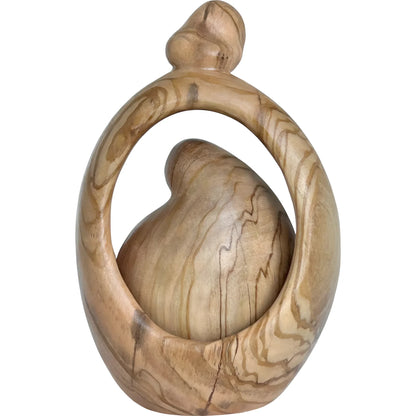 Sacred Family Modern Minimalist Nativity Scene - Wood Sculpture