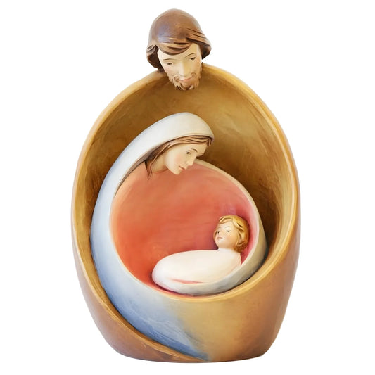 Holy Family Stylized Colored Dolfi in Artistic Fiber