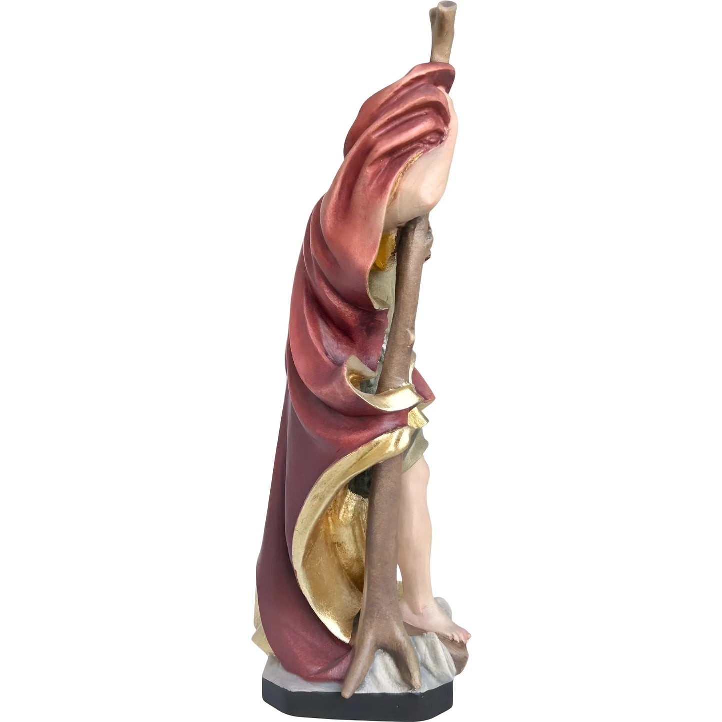 Saint Christopher, Patron Saint of Travelers, Wood Carving from Val Gardena
