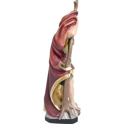 Saint Christopher, Patron Saint of Travelers, Wood Carving from Val Gardena