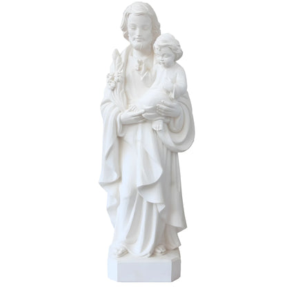 Saint Joseph with Child and Lily, Fiberglass Statue