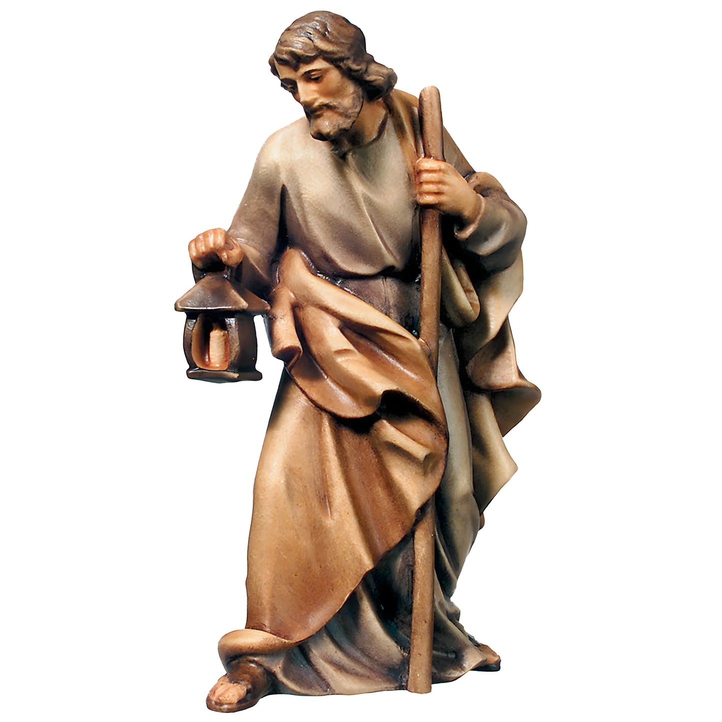St. Joseph with Lantern - Maple Wood