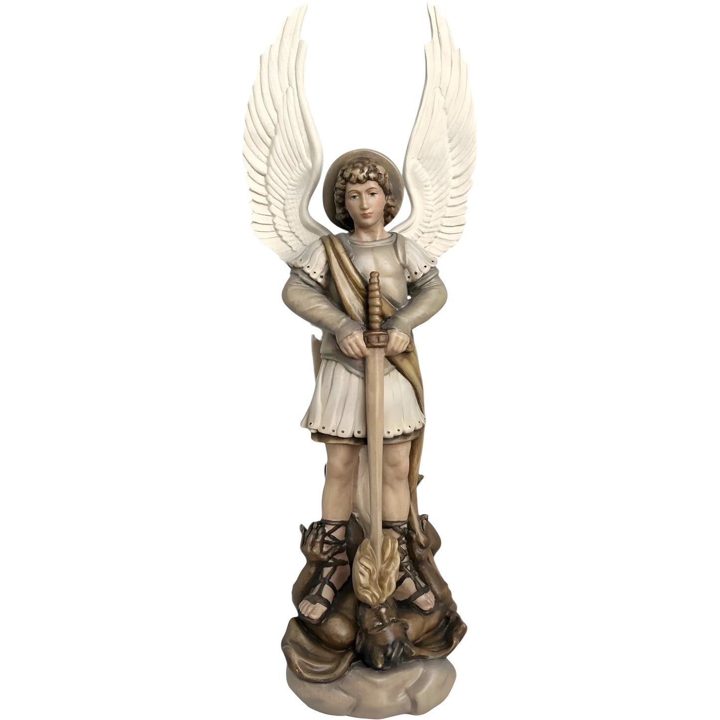 Saint Michael Archangel with Sword and Devil