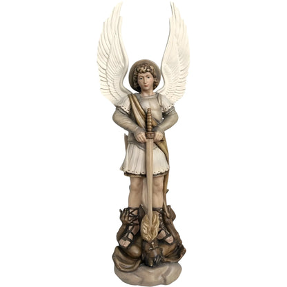Saint Michael Archangel with Sword and Devil