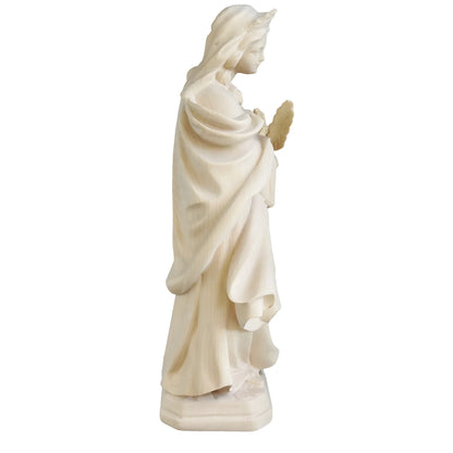 Saint Apollonia Carved Wood Statue, Patron Saint of Dentists