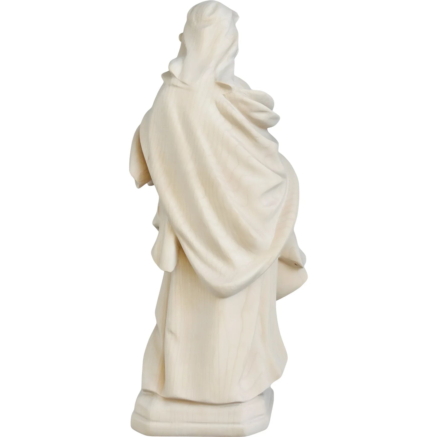 Santa Barbara with Tower: Handcrafted Wood Carving from Val Gardena