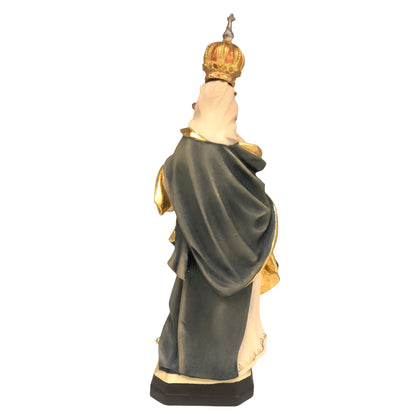 Saint Cunigunde Hand-Painted Wood Statue