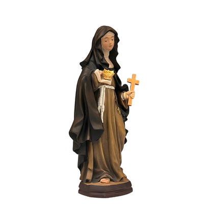 Saint Joan Mary de Maillé – Wood Carving from Val Gardena