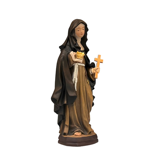 Saint Joan Mary de Maillé – Wood Carving from Val Gardena