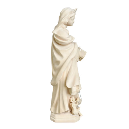 Saint Juliana Wooden Statue Val Gardena: Triumph over Evil