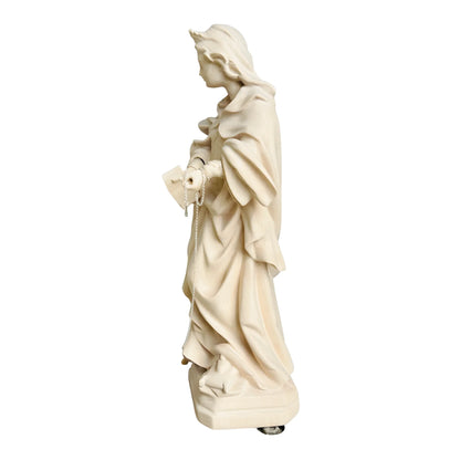 Saint Juliana Wooden Statue Val Gardena: Triumph over Evil