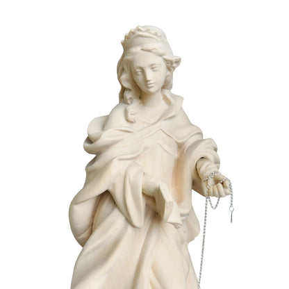 Saint Juliana Wooden Statue Val Gardena: Triumph over Evil